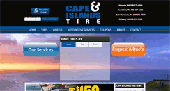 Desktop Screenshot of capeislandstire.com